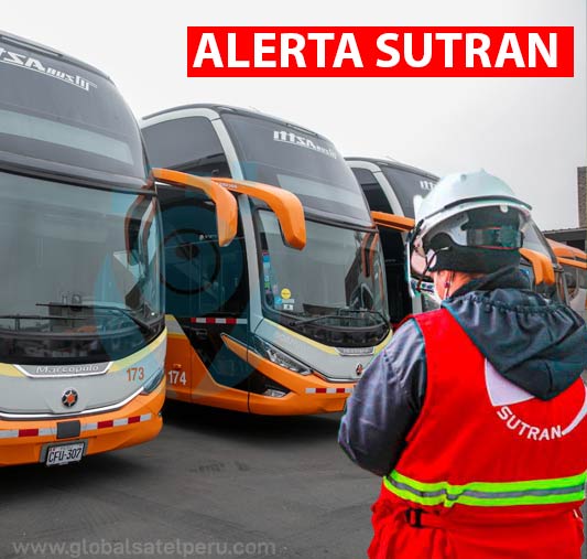 inspector sutran a buses sin gps