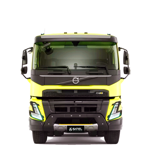 tracto camion volvo modelo fmx amarillo